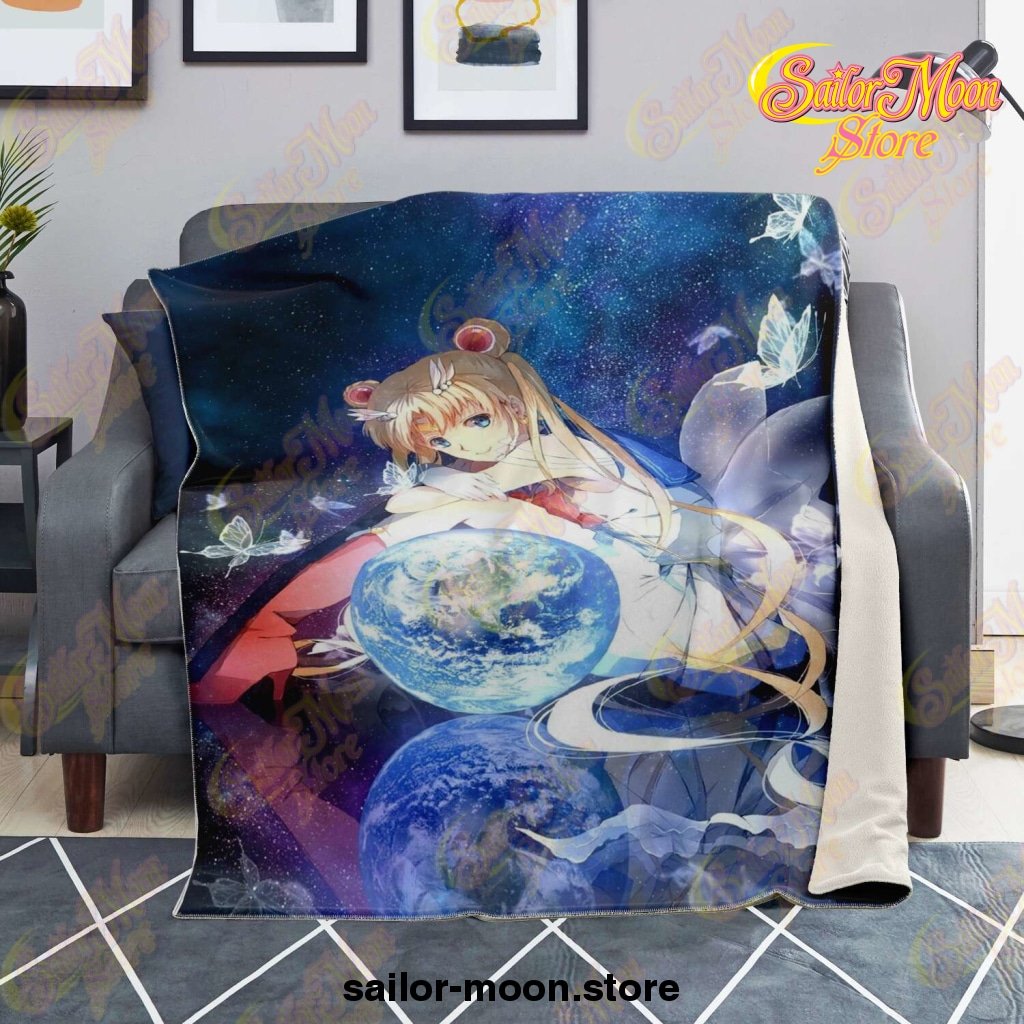 Sailor Moon Anime Microfleece Blanket
