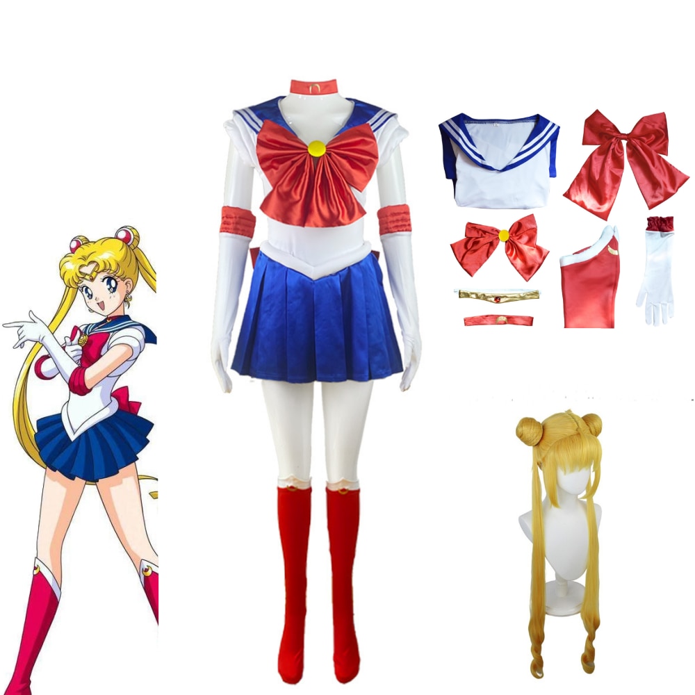 Anime Sailor Moon Usagi Tsukino Cosplay