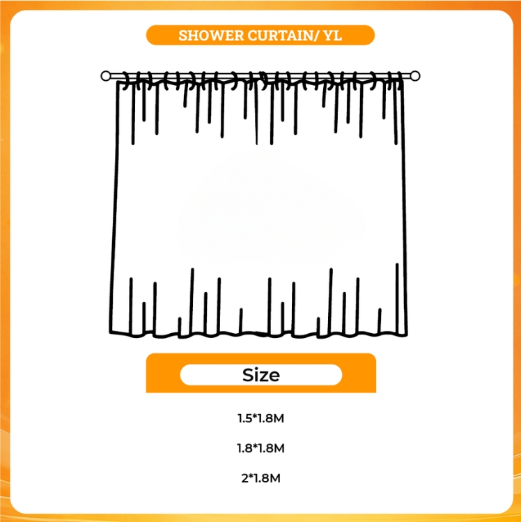 3D shower curtain - Sailor Moon Store